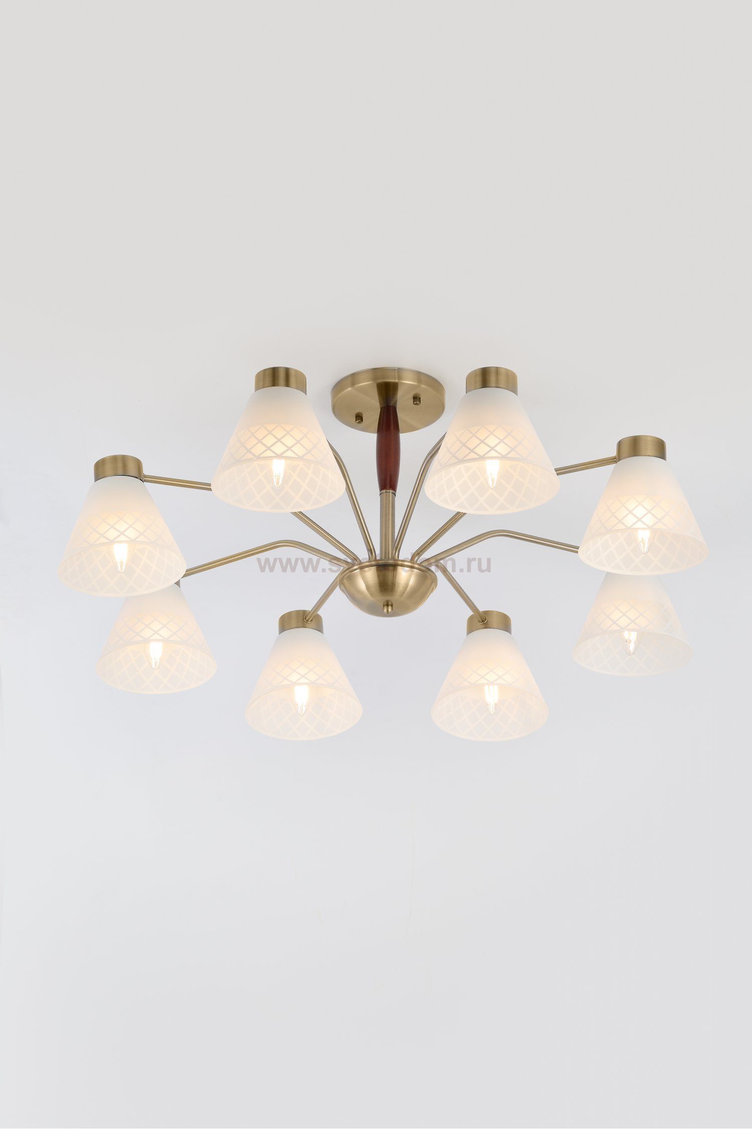 Люстра Rivoli Meta 2058-308 8 х Е27 40 Вт классика