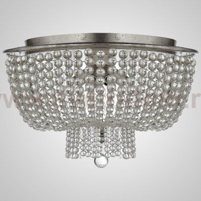 Люстра JACQUELINE CLEAR FLUSH-MOUNT Crystal ImperiumLoft 205817-23
