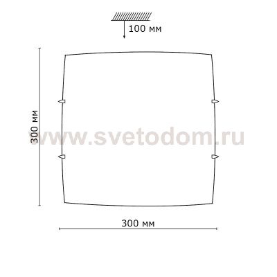 Светильник светодиодный Сонекс 2059/CL MEZA 28Вт