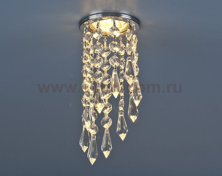 Светильник Elektrostandard 205A-C MR16 хром/прозрачный хрусталь Strotskis