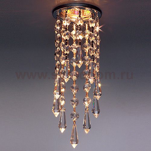 Светильник Elektrostandard точечный с хрусталем Asfour 205A C хром