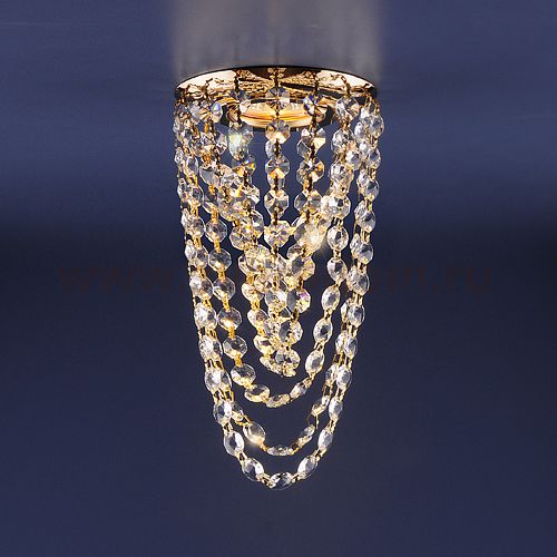 Светильник Elektrostandard Asfour 205V Cry золото, прозрачный