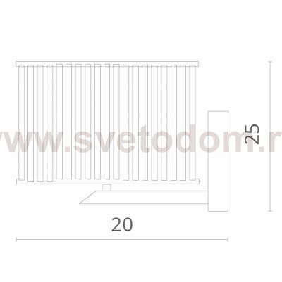 Светильник настенный Divinare 2060/02 AP-1 DOMENICA
