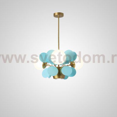 Потолочный светильник MATISSE CH L4 Blue ImperiumLoft 206094-23