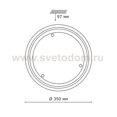 Светильник светодиодный Сонекс 2061/CL SOLTA 28Вт