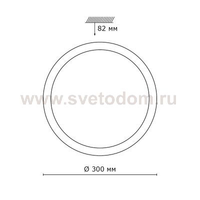 Светильник светодиодный Сонекс 2063/CL KEZA 28Вт