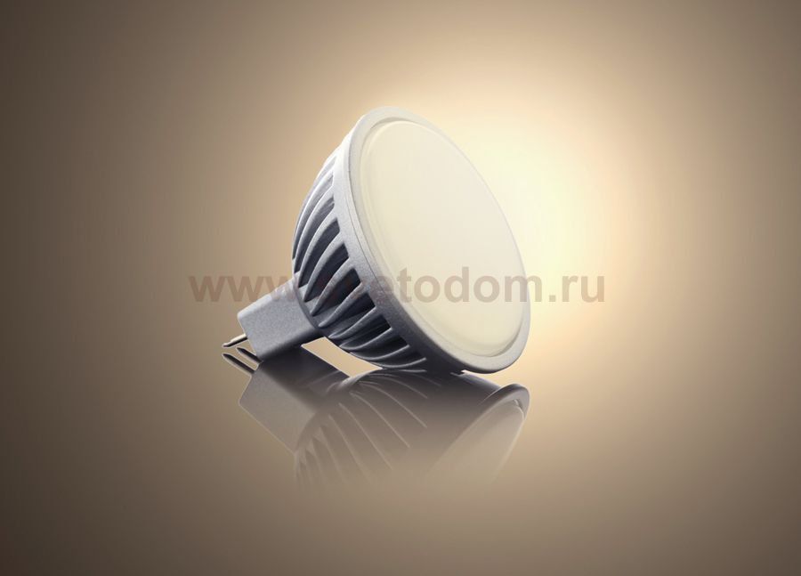 Лампа Ambrella светодиодная, цоколь GU5,3 7W 220V, свет теплый 206654