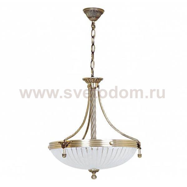 Подвесной светильник КРИСТАЛЛ на цепи антик (5*Е27) D=52,H=105cm Kink light 2067 BT ANTIK