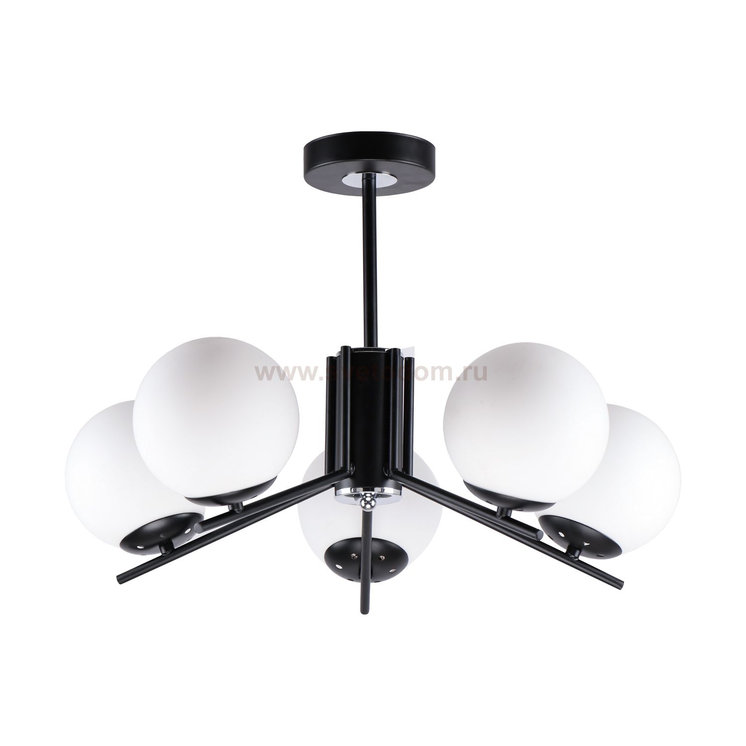 Люстра современная Экономсвет 20682/5BK WT
