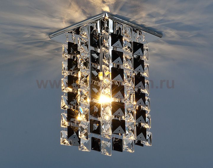 Светильник Elektrostandard 207 хром/черный/прозрачный (CH/BK/Clear) Strotskis