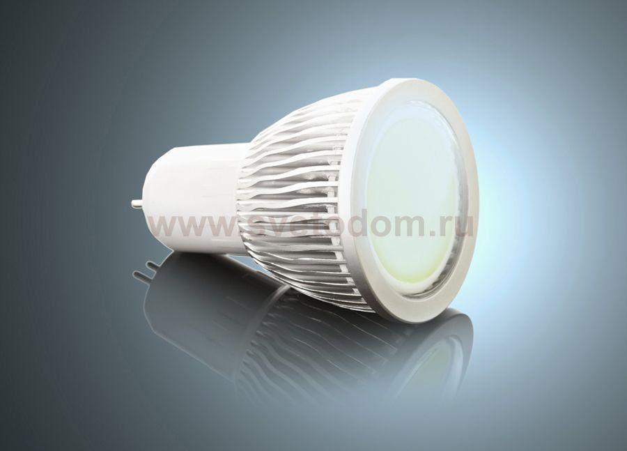 Лампа Ambrella светодиодная, цоколь GU5,3 6W 220V, свет холодный 207253