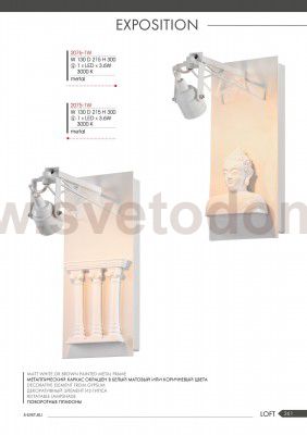 Настенный светильник Favourite 2075-1W Exposition