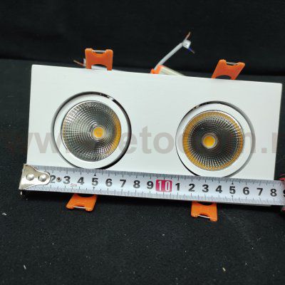 Встраиваемый двойной светодиодный светильник Simple Story 2076-LED24DLW
