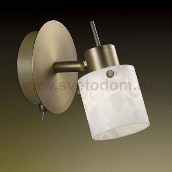 Светильник поворотный спот Odeon light 2077/1w TERBO