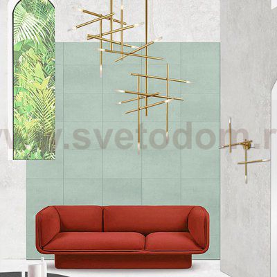 Настенное бра TRAVERSE WALL Gold H98 ImperiumLoft 207740-26