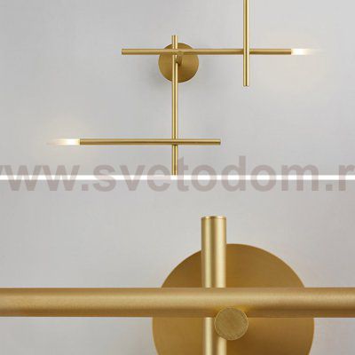 Настенное бра TRAVERSE WALL Gold H98 ImperiumLoft 207740-26