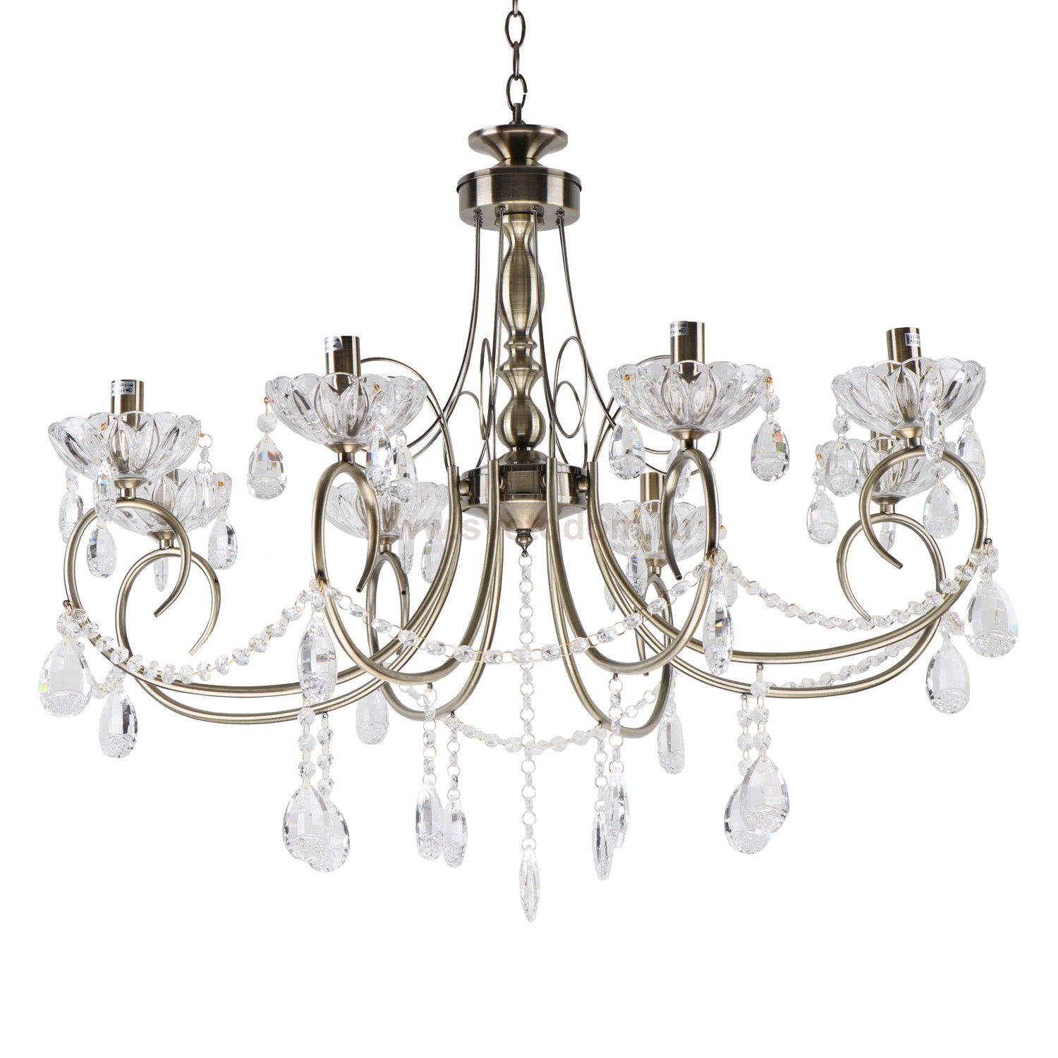 Люстра классическая с хрусталем Gerhort 20777/8AB