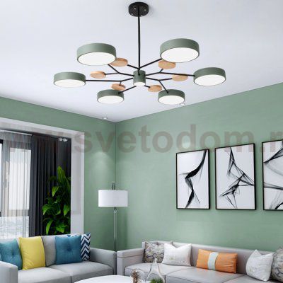 Люстра на штанге MEADE 4 lamps White ImperiumLoft 207854-26