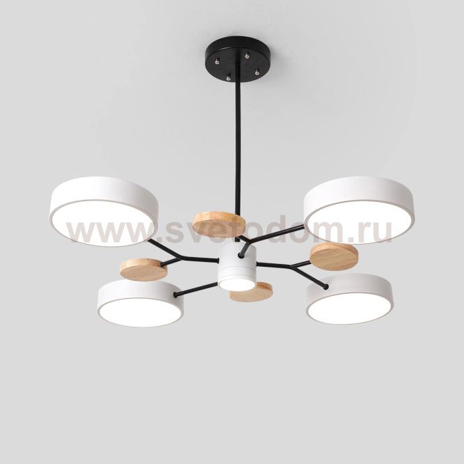 Люстра на штанге MEADE 5 lamps White ImperiumLoft 207858-26