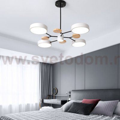Люстра на штанге MEADE 7 lamps White ImperiumLoft 207863-26
