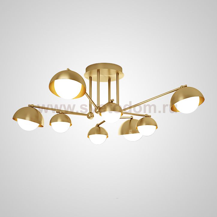 Потолочная люстра FABIANA L8 Brass ImperiumLoft 207883-23