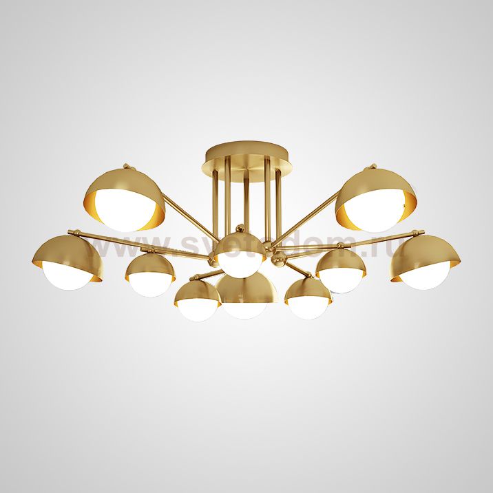 Потолочная люстра FABIANA L10 Brass ImperiumLoft 207884-23