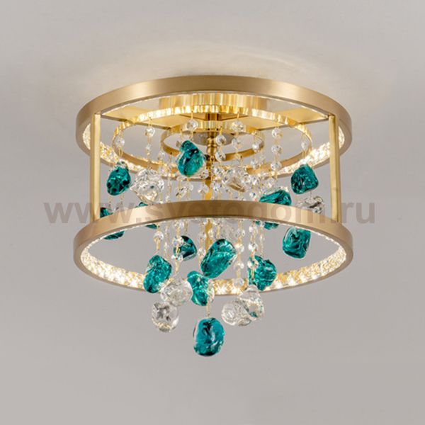 Потолочная люстра PANDORA D30 Turquoise ImperiumLoft 207893-23
