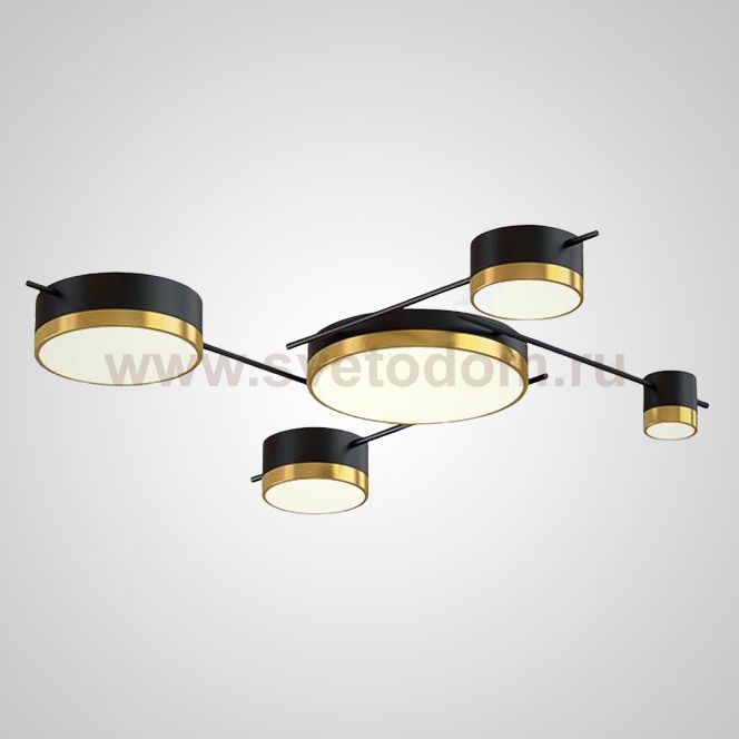 Потолочная люстра CHUTE E Black Gold ImperiumLoft 207934-23