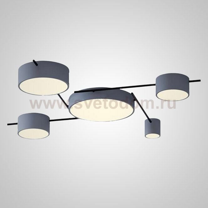 Потолочная люстра CHUTE E Grey ImperiumLoft 207937-23