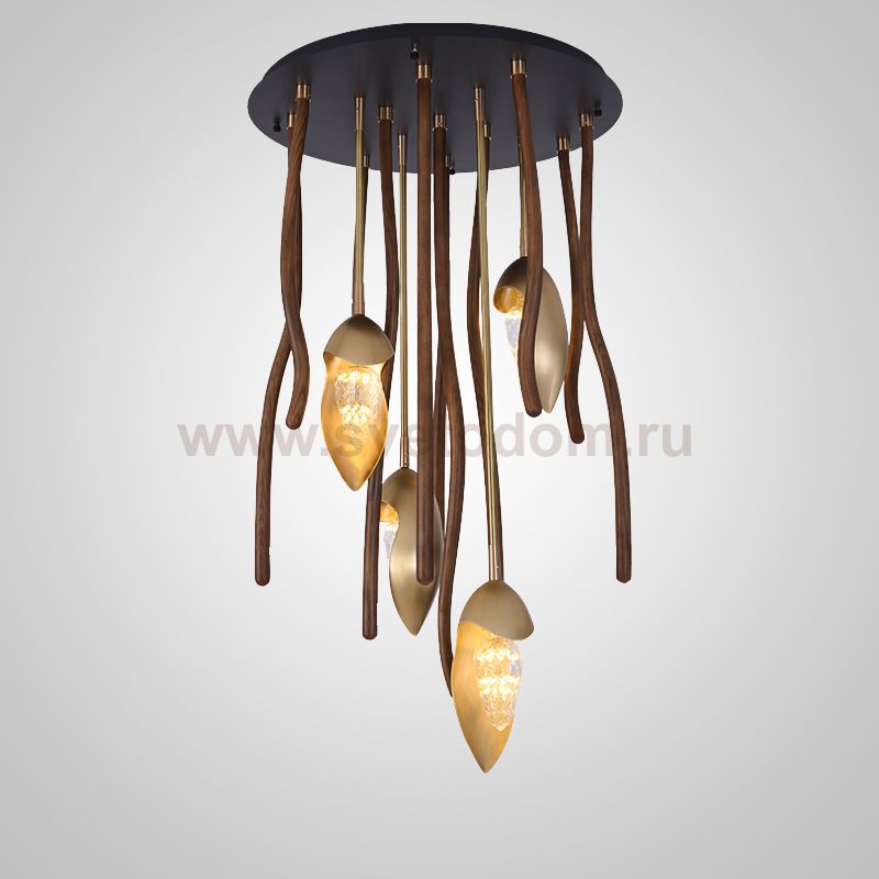 Потолочный светильник TUSKET MORE L4 Dark brown ImperiumLoft 207962-23