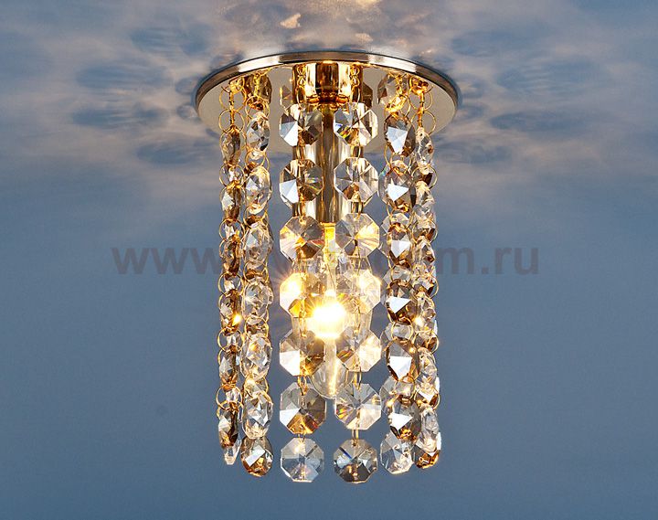 Светильник Elektrostandard 208 золото/тонированный/прозрачный Strotskis