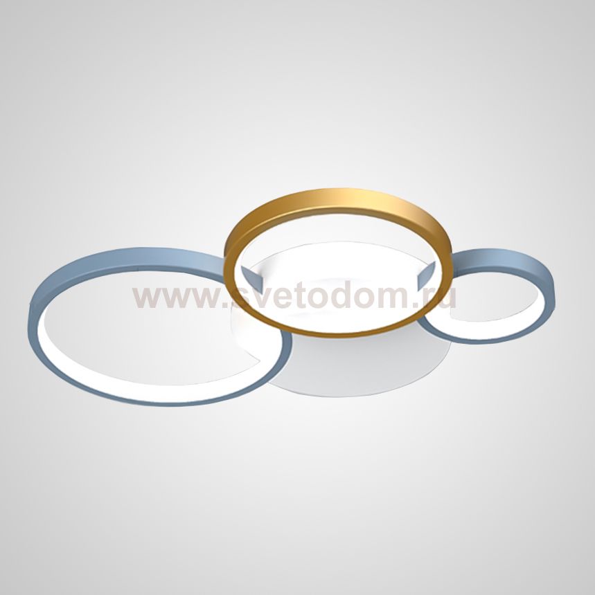 Потолочный светильник ALMA L55 Gray Gold ImperiumLoft 208072-23