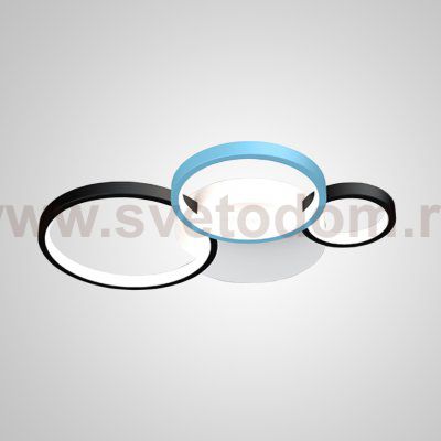 Потолочный светильник ALMA L55 Black Blue ImperiumLoft 208073-23