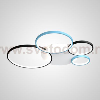 Потолочный светильник ALMA L75 Black Blue ImperiumLoft 208075-23