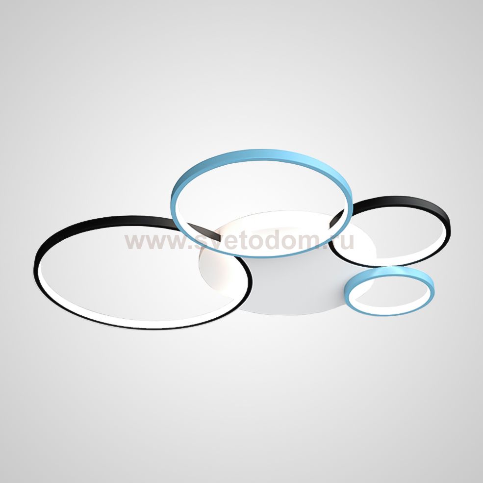 Потолочный светильник ALMA L120 Black Blue ImperiumLoft 208080-23