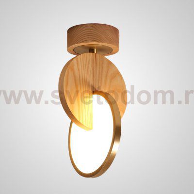Потолочный светильник GLATT WOOD CH Light brown ImperiumLoft 208122-23
