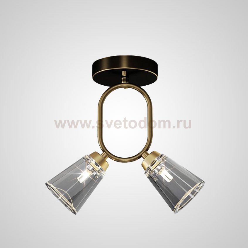 Потолочный светильник ADRIELL CH Brass Black ImperiumLoft 208131-23