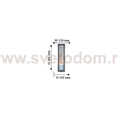 Настенный светильник Favourite 2082-1W Groove