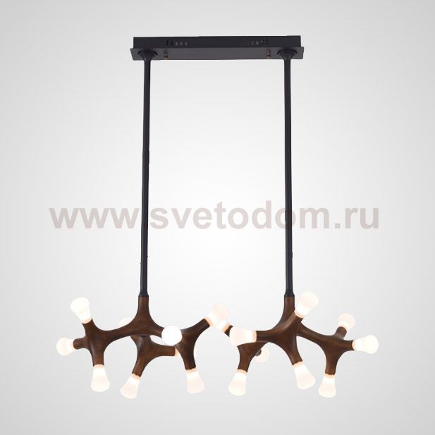 Потолочный светильник SANTANA L18 Dark brown ImperiumLoft 208202-23