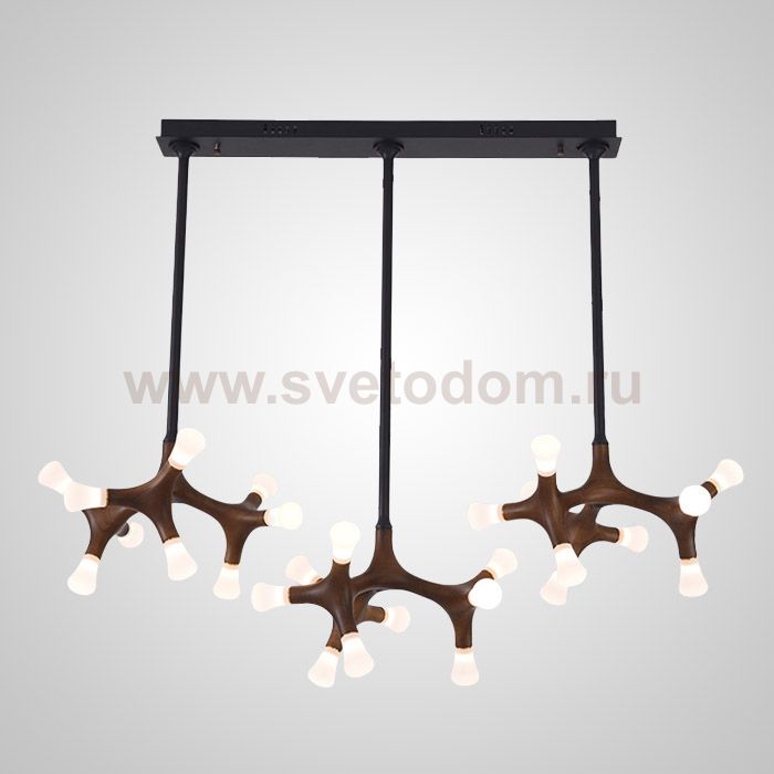 Потолочный светильник SANTANA L27 Dark brown ImperiumLoft 208203-23