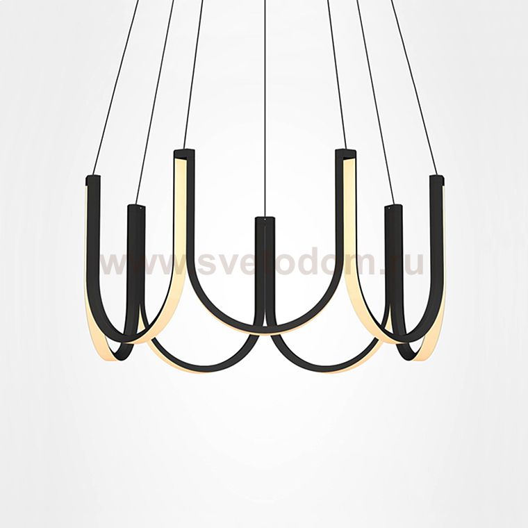 Подвесная люстра U-SERIES for Arpel D100 Black ImperiumLoft 208231-26