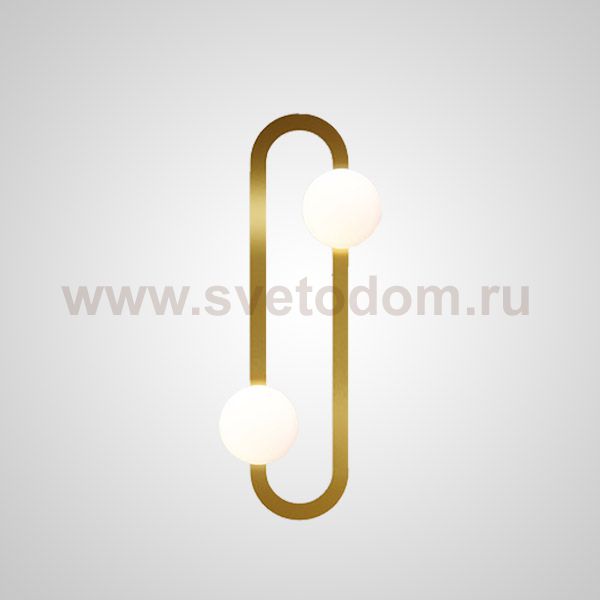 Настенный светильник DIKA L2 Brass ImperiumLoft 208279-23