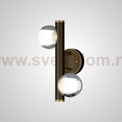 Настенный светильник ILIANA WALL B Brass Black ImperiumLoft 208287-23
