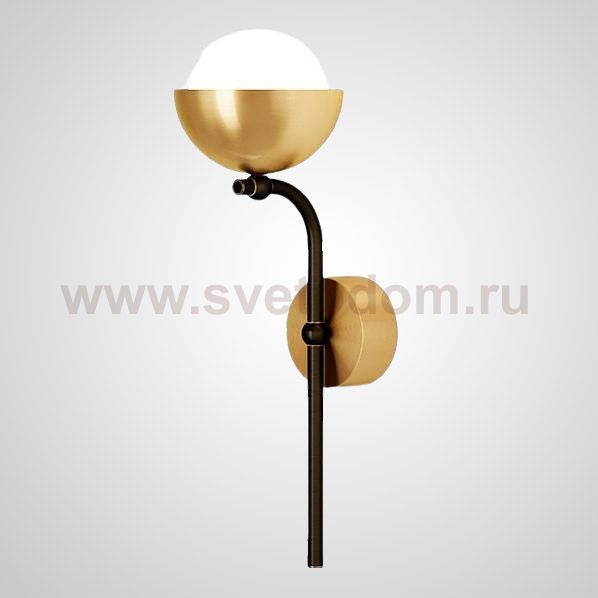 Настенный светильник FABIANA WALL Brass Black ImperiumLoft 208293-23