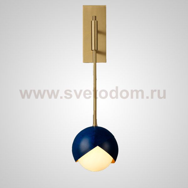 Настенный светильник FLORIS WALL B Bronze Blue ImperiumLoft 208304-23
