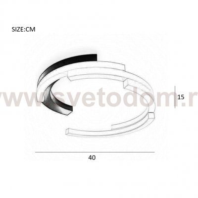 Потолочная люстра VIMA D40 Basic white ImperiumLoft 208323-26