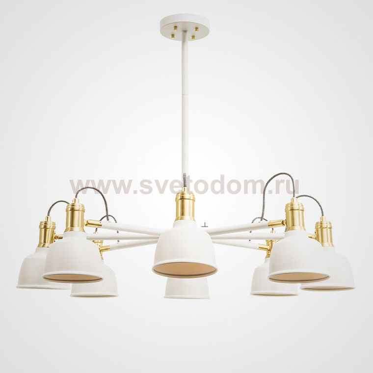 Люстра на штанге VINLAND CH D92 White ImperiumLoft 208349-26