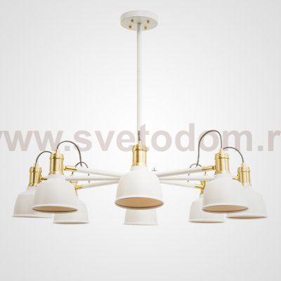 Люстра на штанге VINLAND CH D92 White ImperiumLoft 208349-26