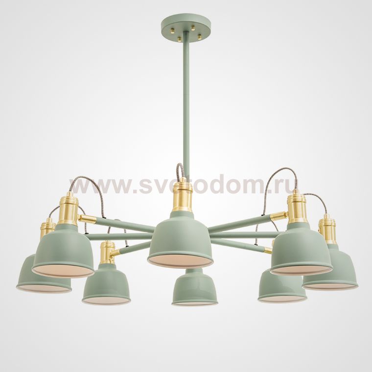 Люстра на штанге VINLAND CH D92 Blue ImperiumLoft 208350-26