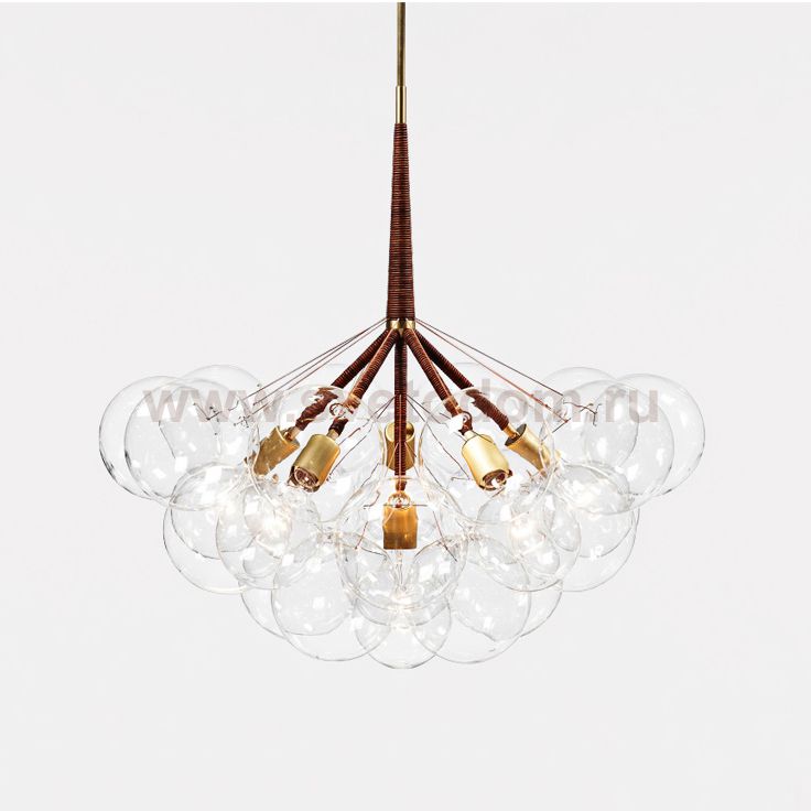 Подвесной светильник LOVELY BUBBLE CHANDELIER FROM PELLE H76 Gold/White ImperiumLoft 208354-26
